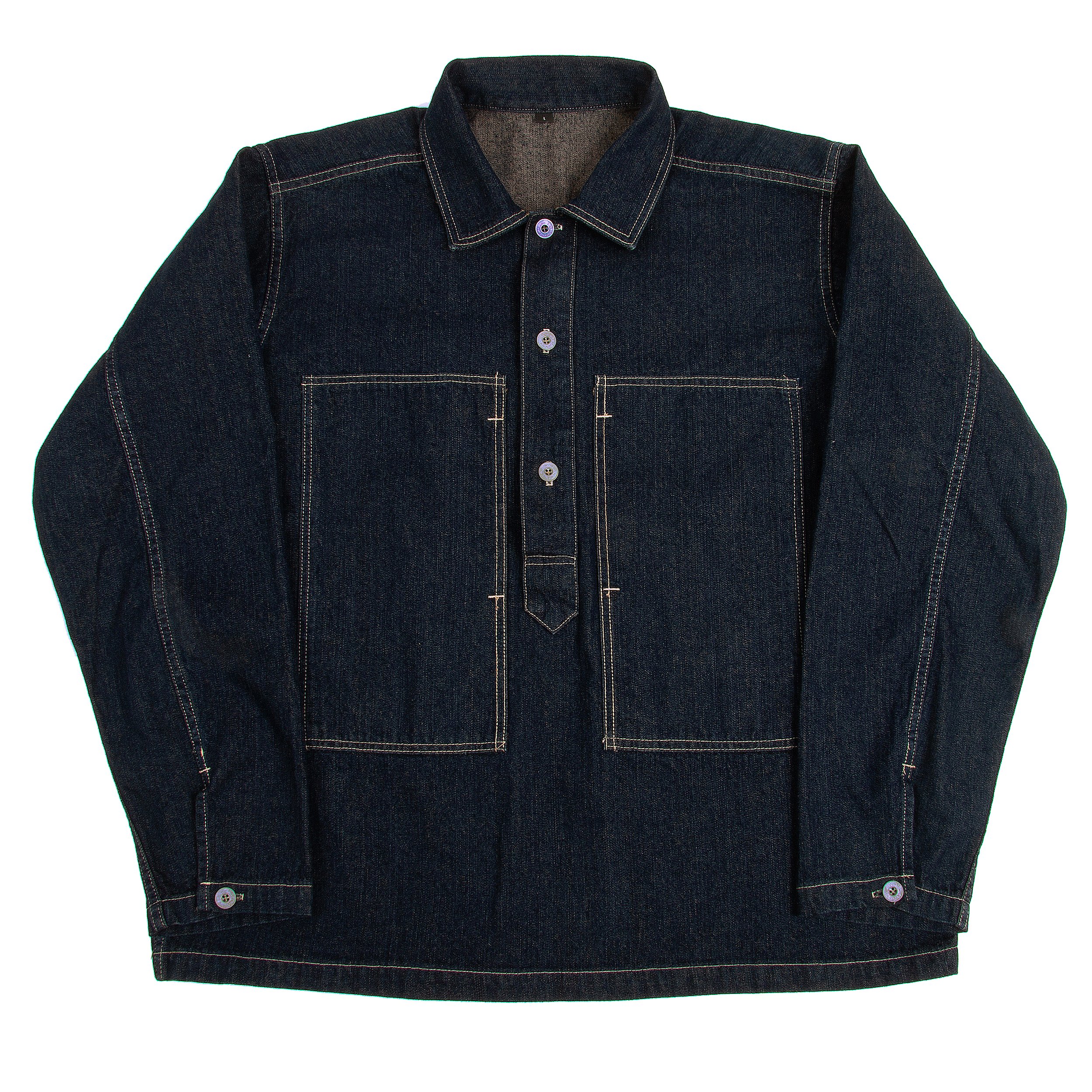 vintage【military】dress jacket denim 黒 Julane Vintage Military Denim Jacket – watereverysunday